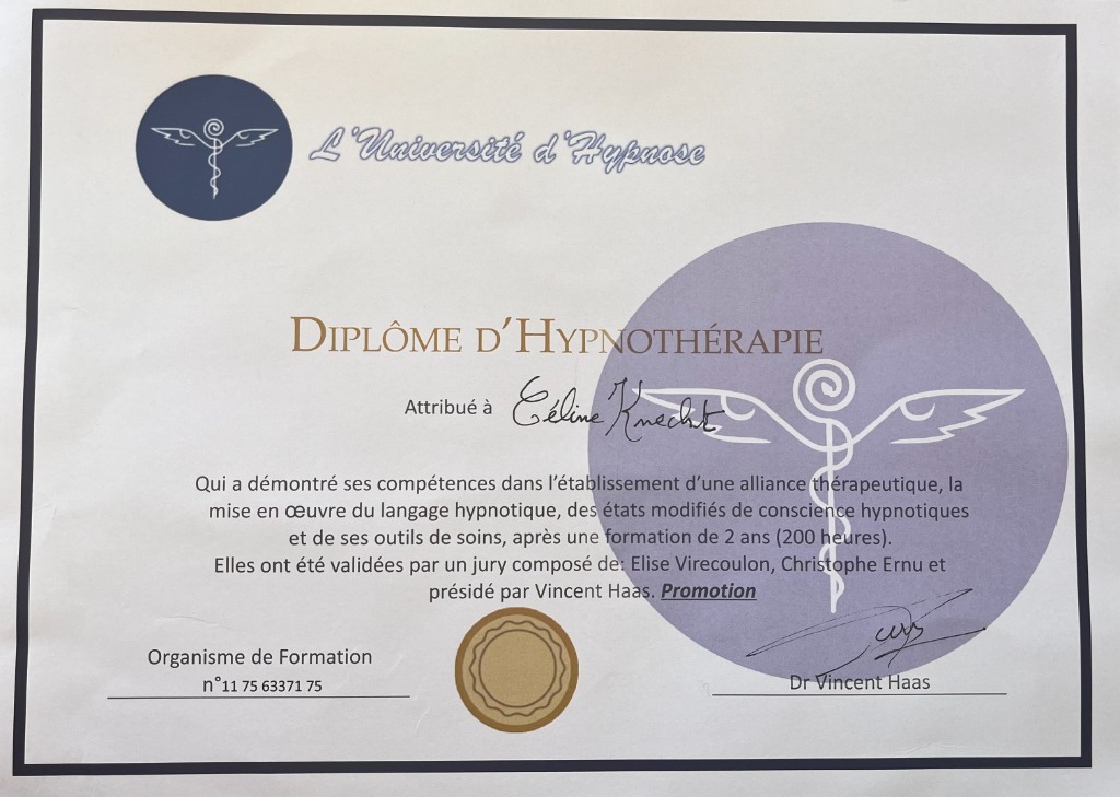 photo diplome Céline Giuliano