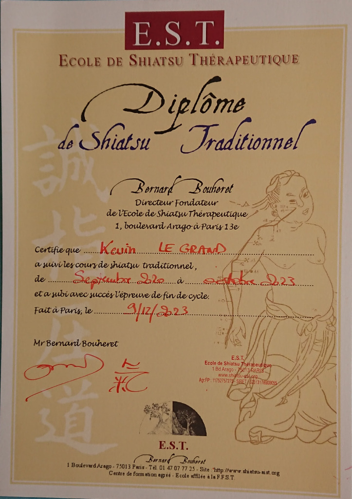 photo diplome Kevin Le Grand