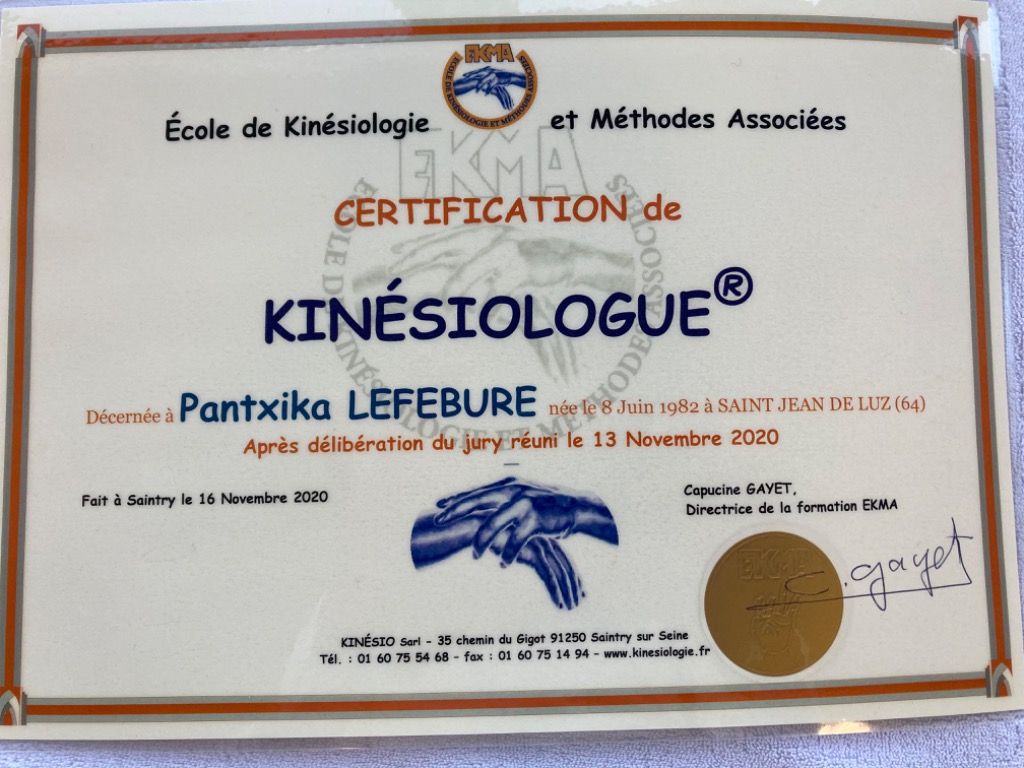 photo diplome Pantxika Lefébure