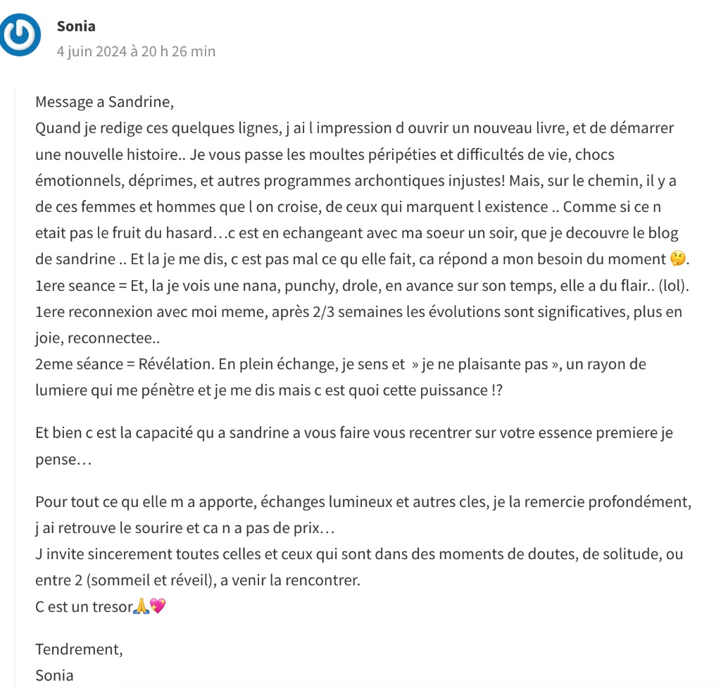 photo activite Sandrine Gauthier