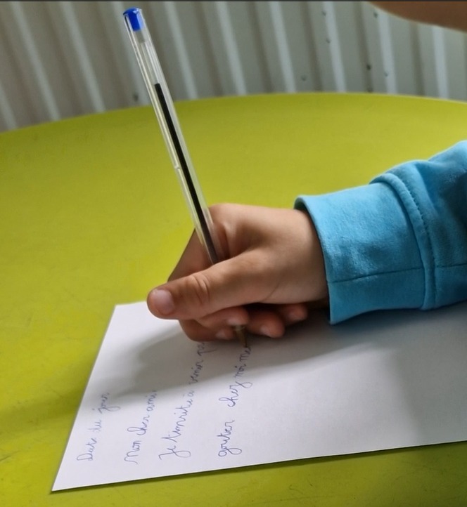 photo seance Sandrine GENG - Graphothérapeute