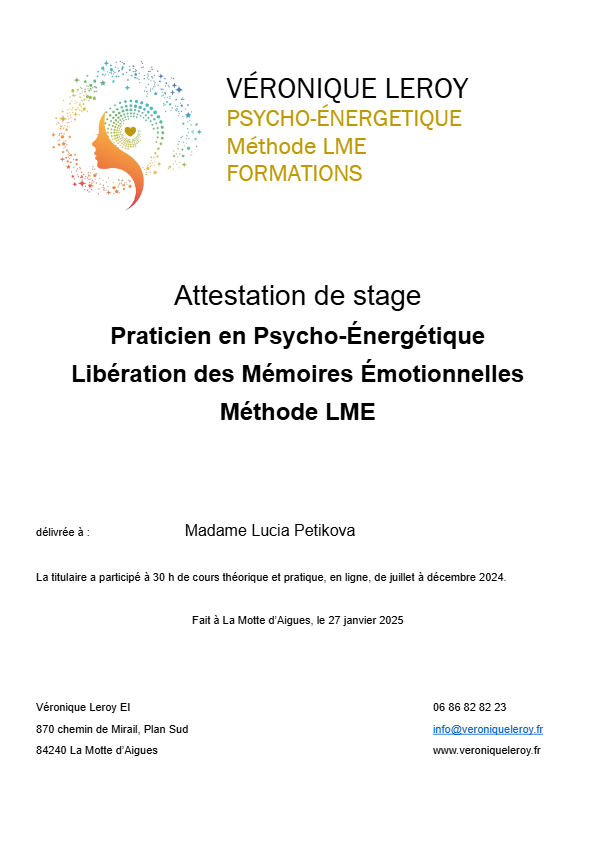 photo diplome Lucia Petikova