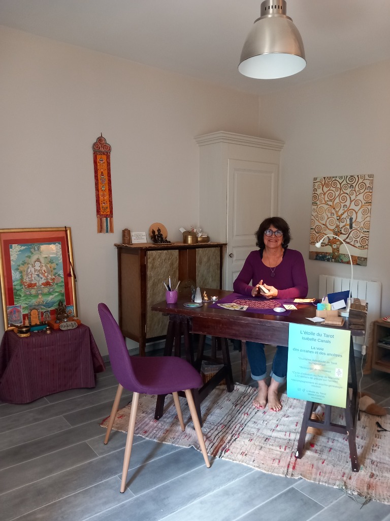 photo cabinet Isabelle Canals L’étoile du Tarot