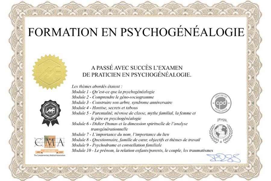 photo diplome Isabelle Canals L’étoile du Tarot