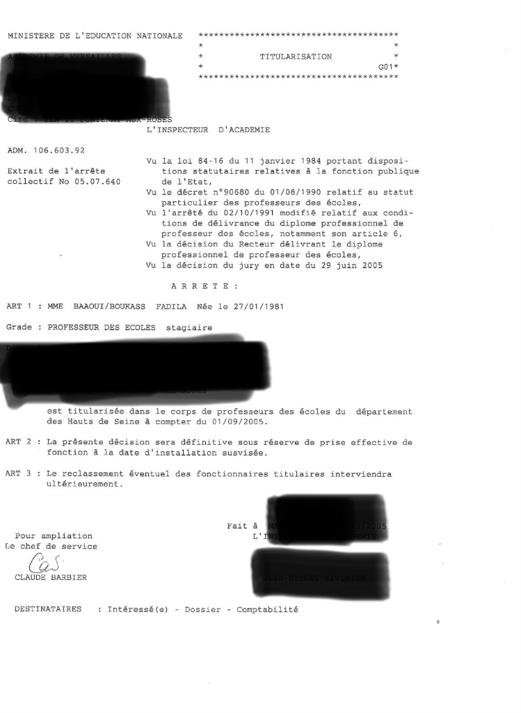 photo seance Fadila Baaoui