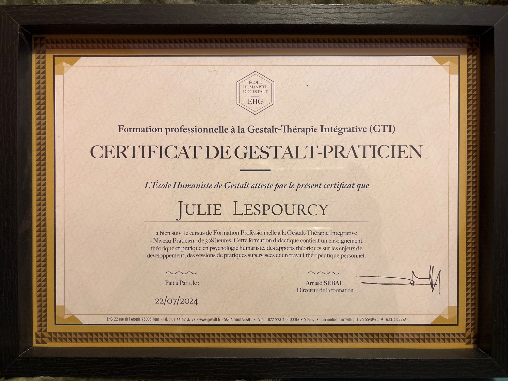 photo diplome Julie Lespourcy