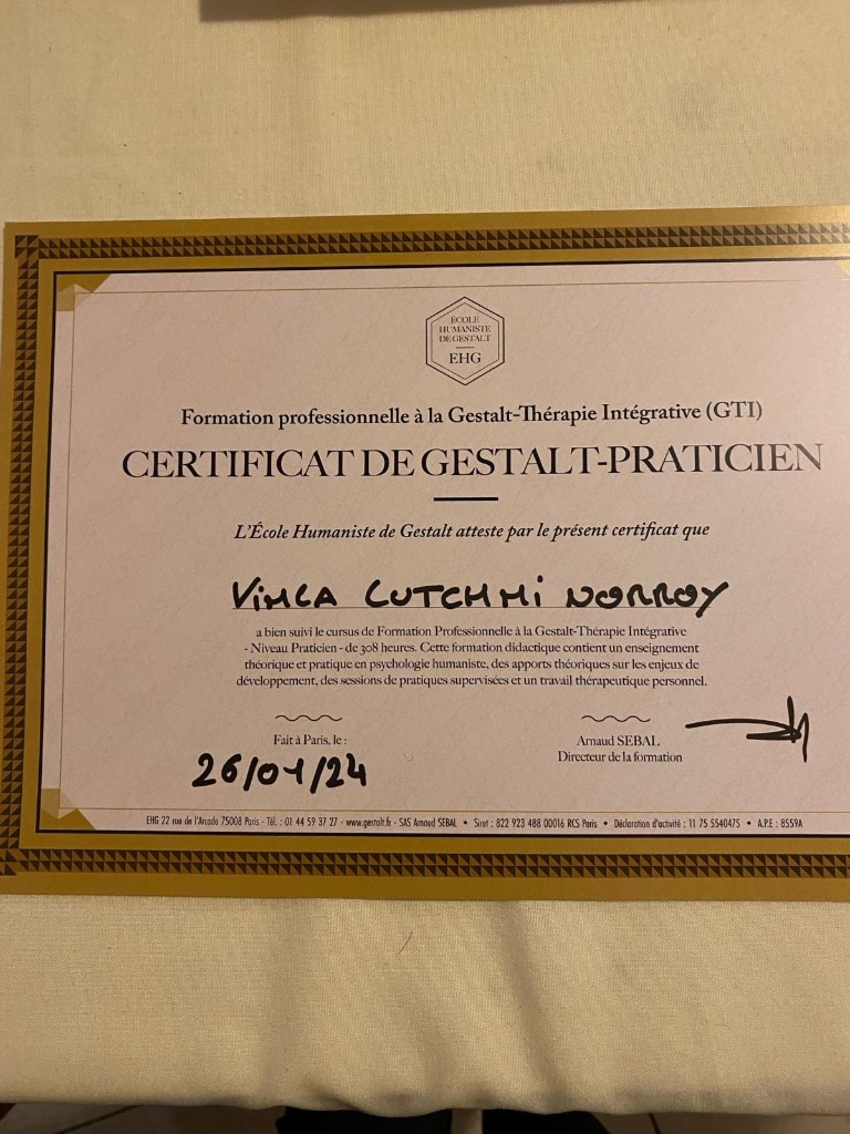 photo diplome VIMLA DORINA NORROY