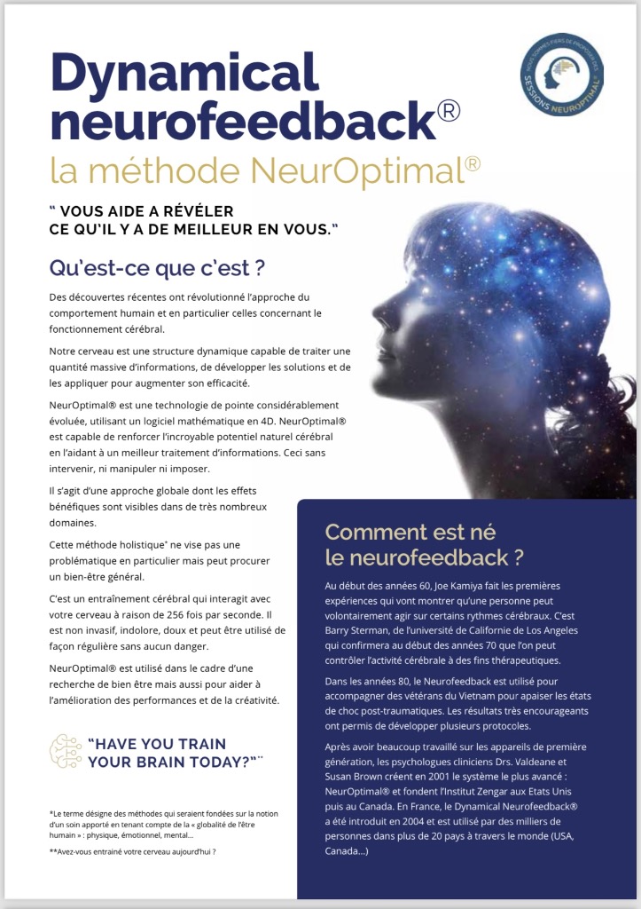 photo seance AC WELLNESS CENTER NEUROFEEDBACK 