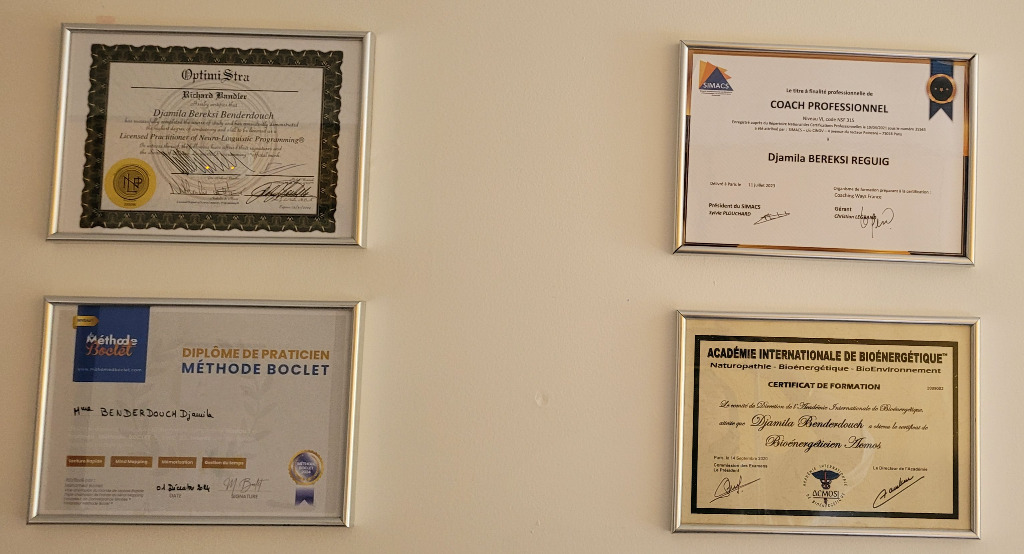 photo diplome Djamila Bereksi Benderdouch