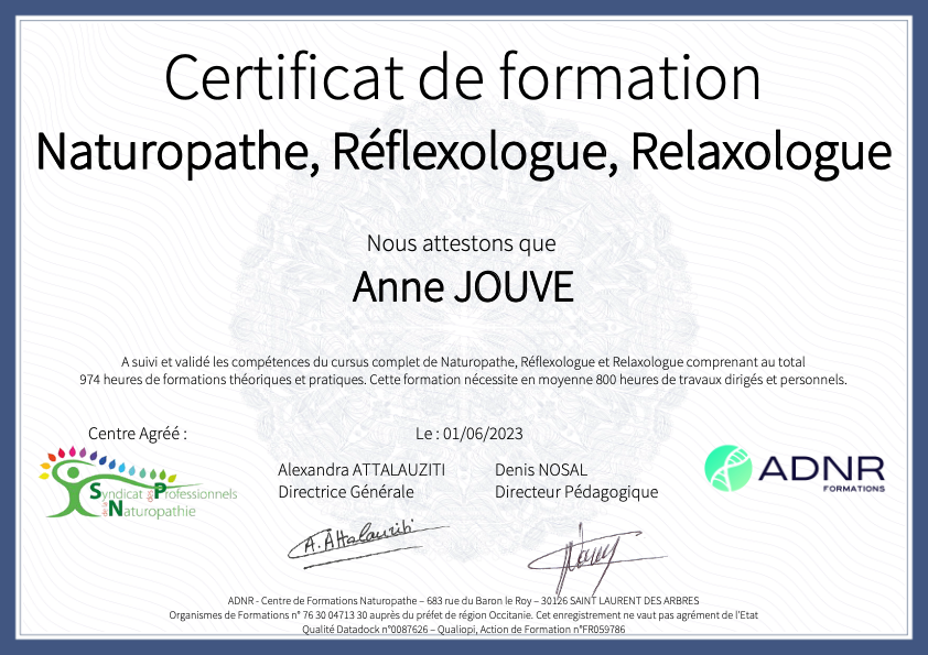 photo diplome EI Anne Jouve