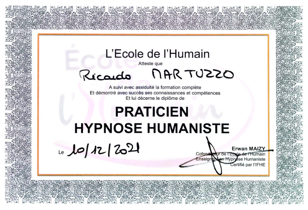 photo diplome Ricardo Martuzzo