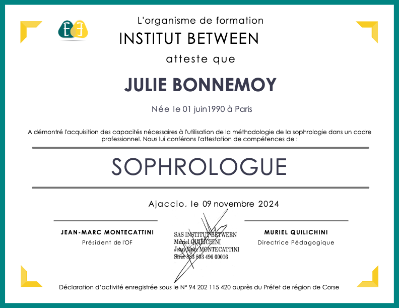 photo diplome Julie Bonnemoy