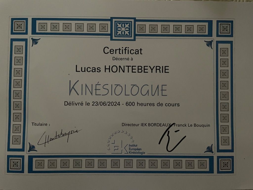 photo diplome Lucas HONTEBEYRIE