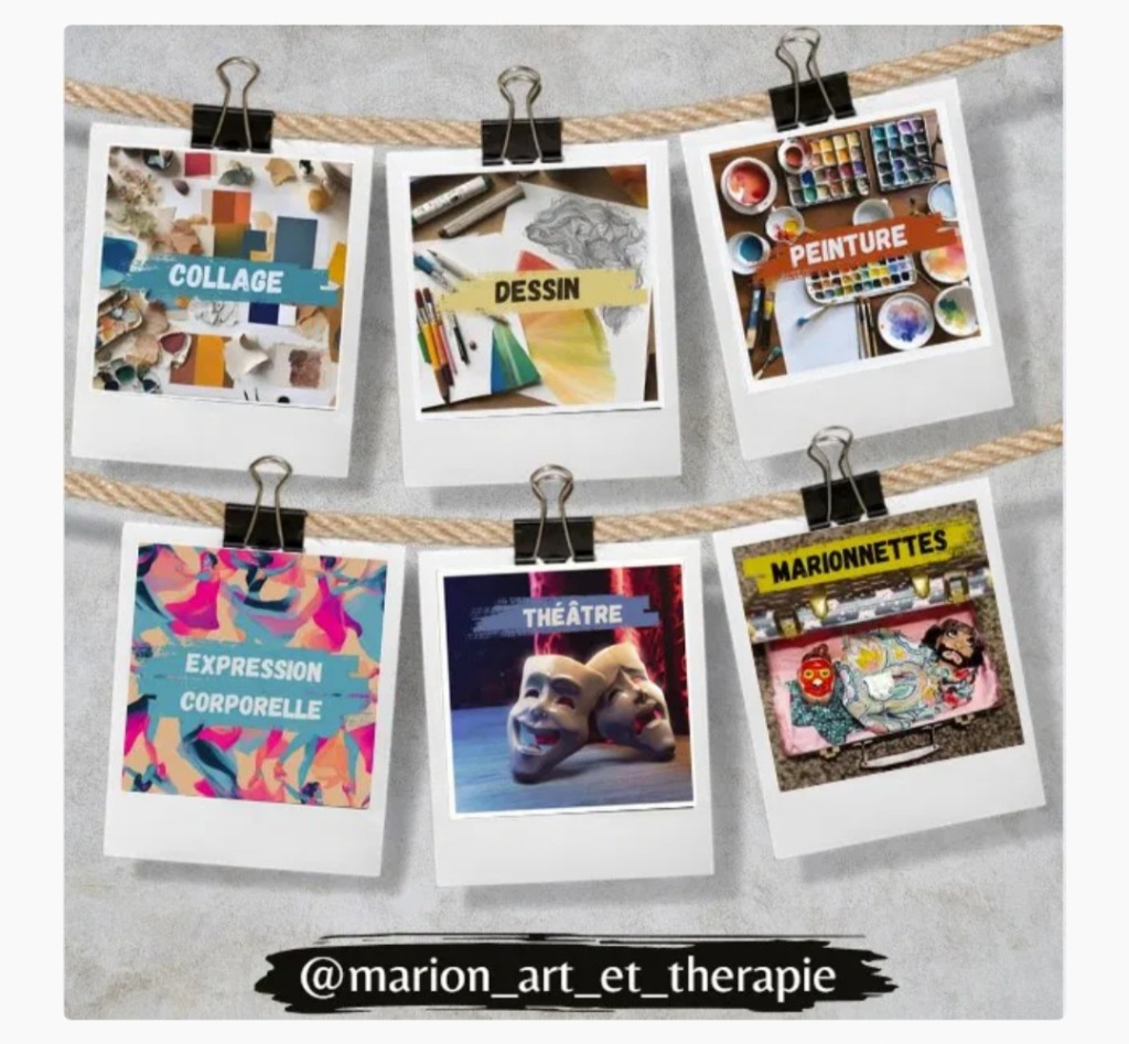photo seance Marion Docquier | Art & Thérapie