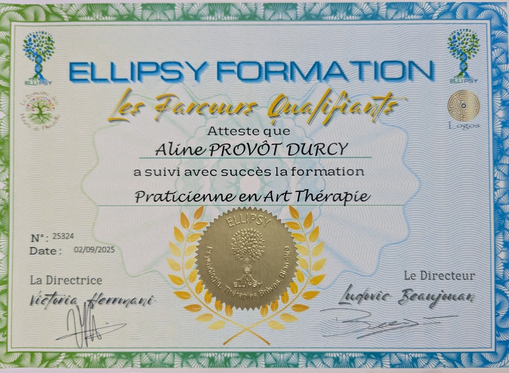 photo diplome Aline PROVÔT 