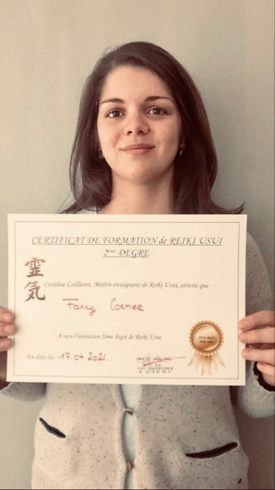 photo diplome Fanny Cormier 