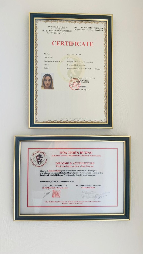 photo diplome Emeline Chaine