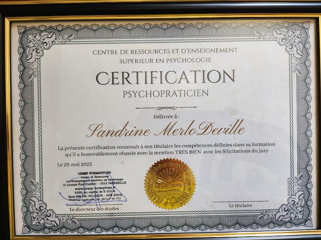 photo diplome CABINET OSAE