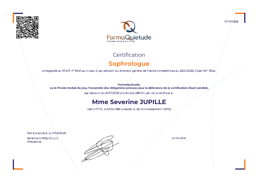 photo diplome Séverine JUPILLE