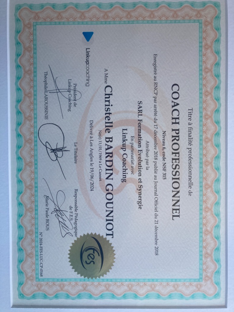 photo diplome Christelle Gouniot