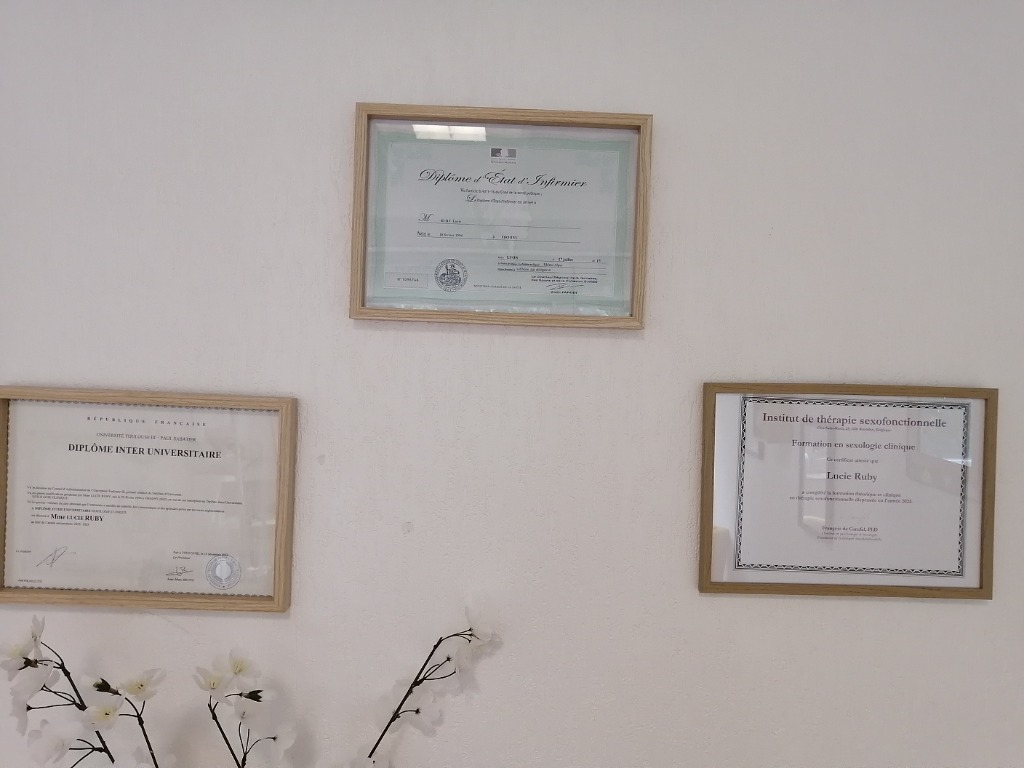 photo diplome Lucie Ruby