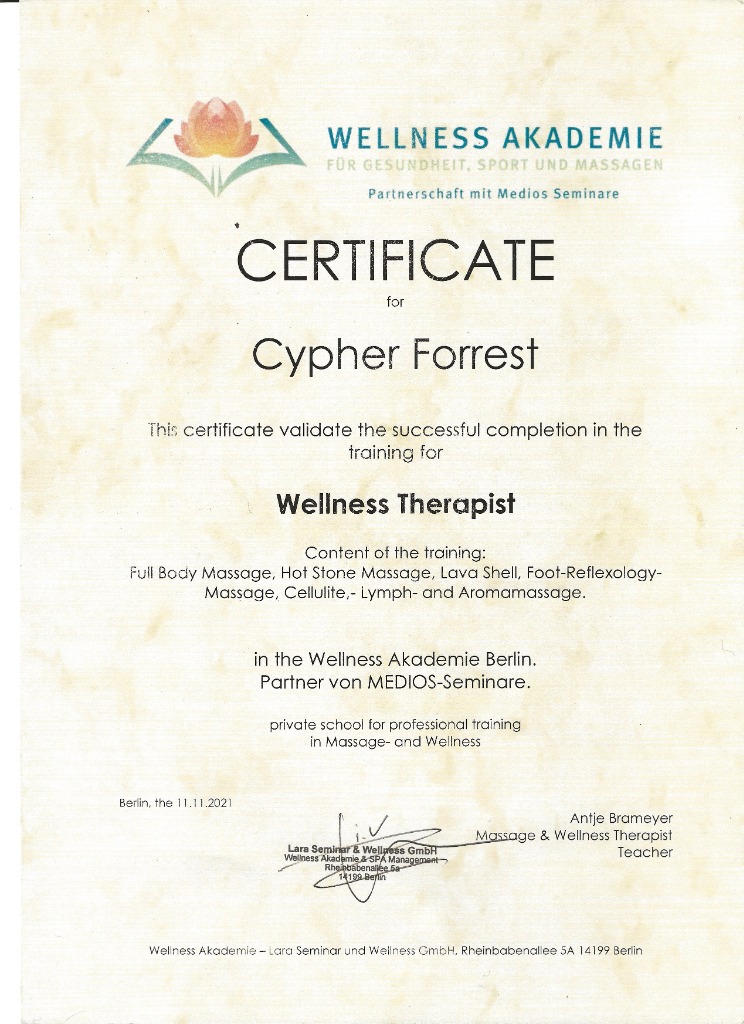 photo diplome Cypher Methodology