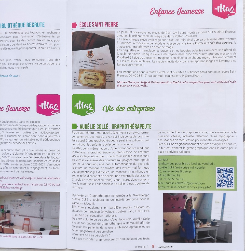 photo activite Aurélie Collé