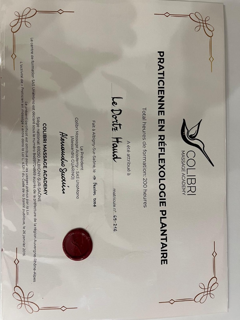 photo diplome Haud Le Dortz