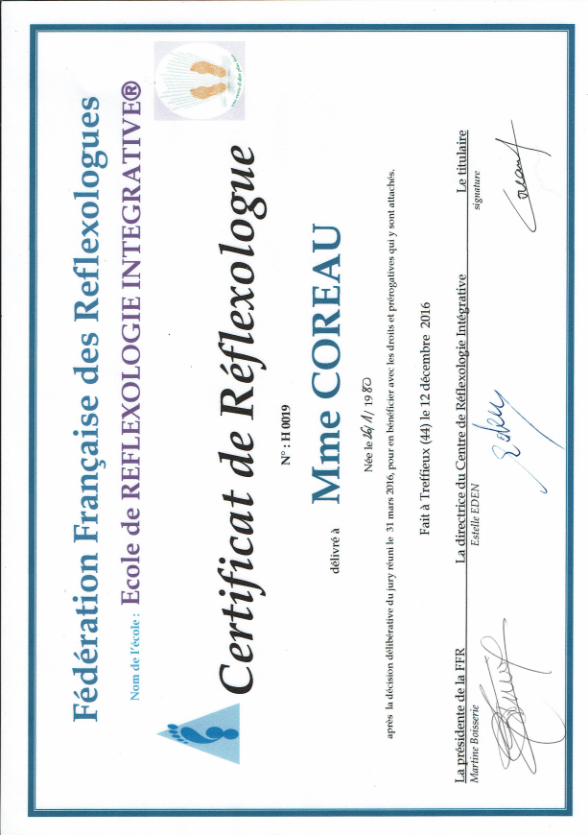 photo diplome Fanny COREAU