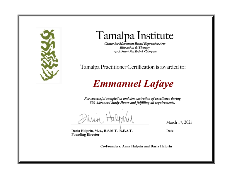 photo diplome Emmanuel Lafaye