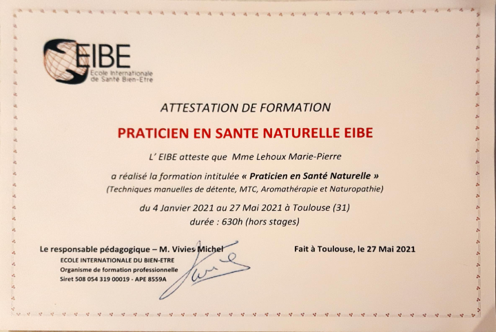 photo diplome Entre Gers et Ciel