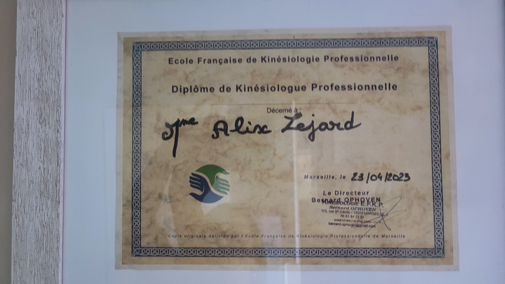 photo diplome Alix Lejard