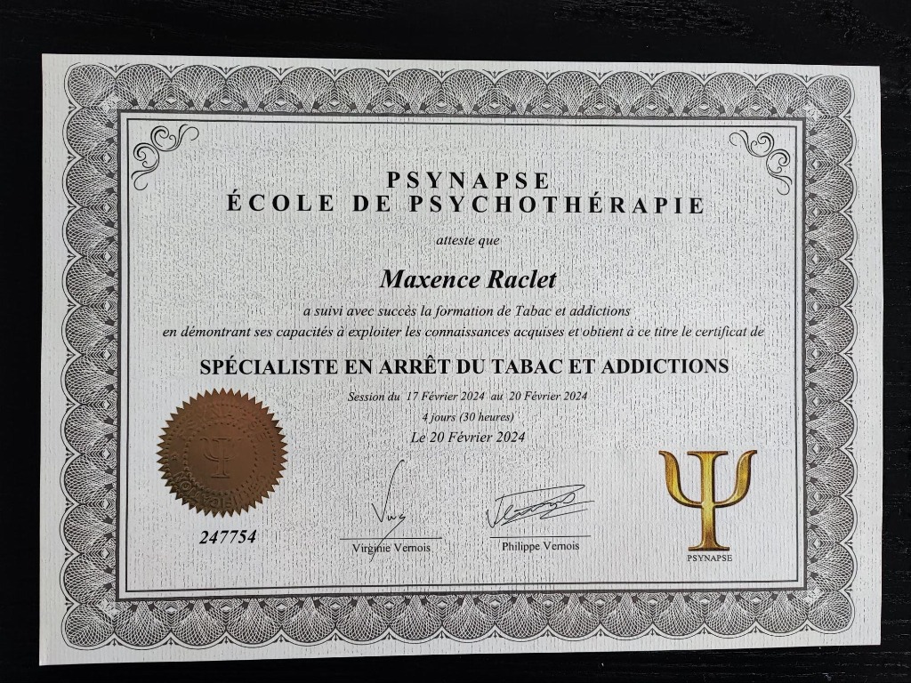 photo diplome Raclet