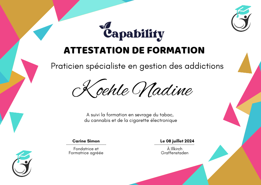 photo diplome Koehle nadine