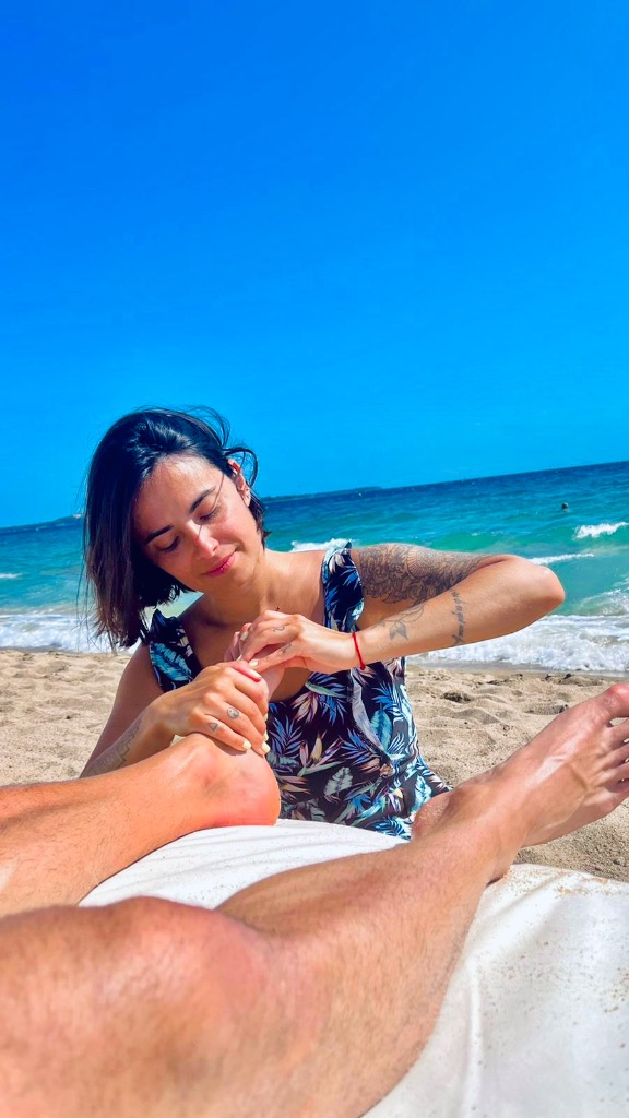 photo seance Chloé Reflexo ( Restaure ton bien être)