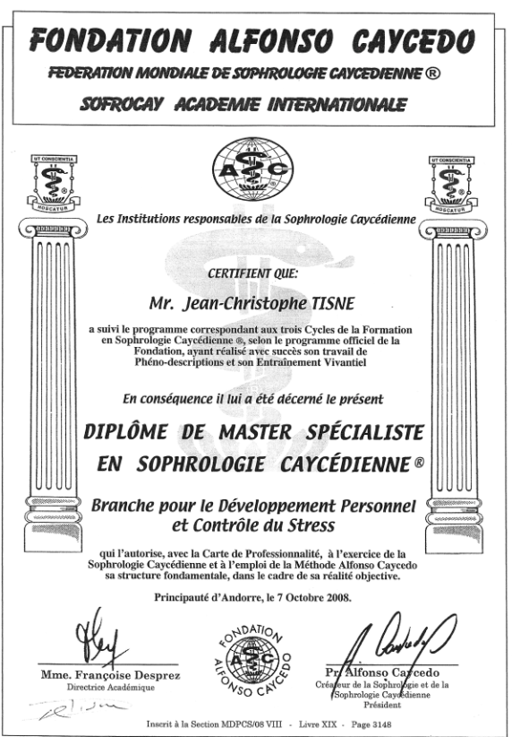 photo diplome Jean-Christophe Tisné 