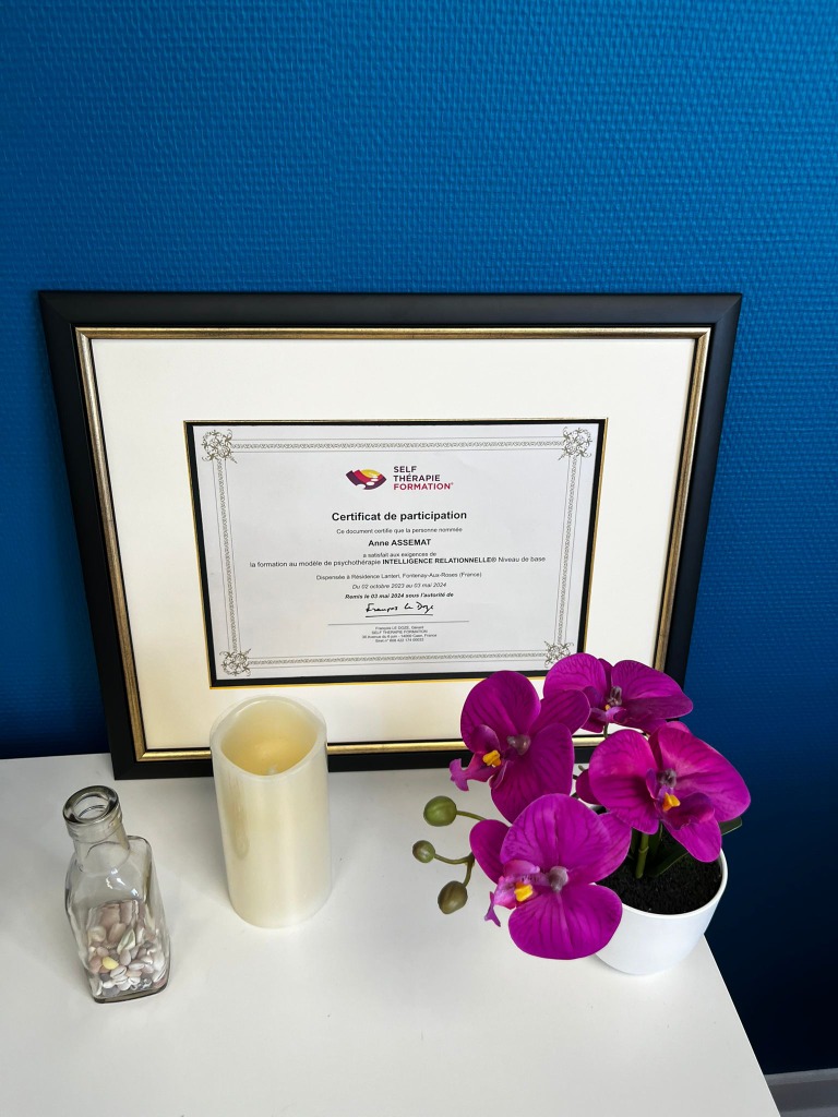 photo diplome Cabinet Anne ASSEMAT