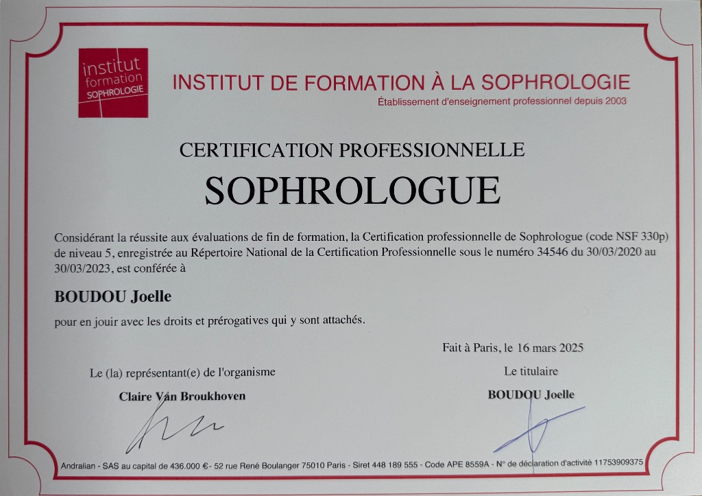 photo diplome Joelle Boudou 