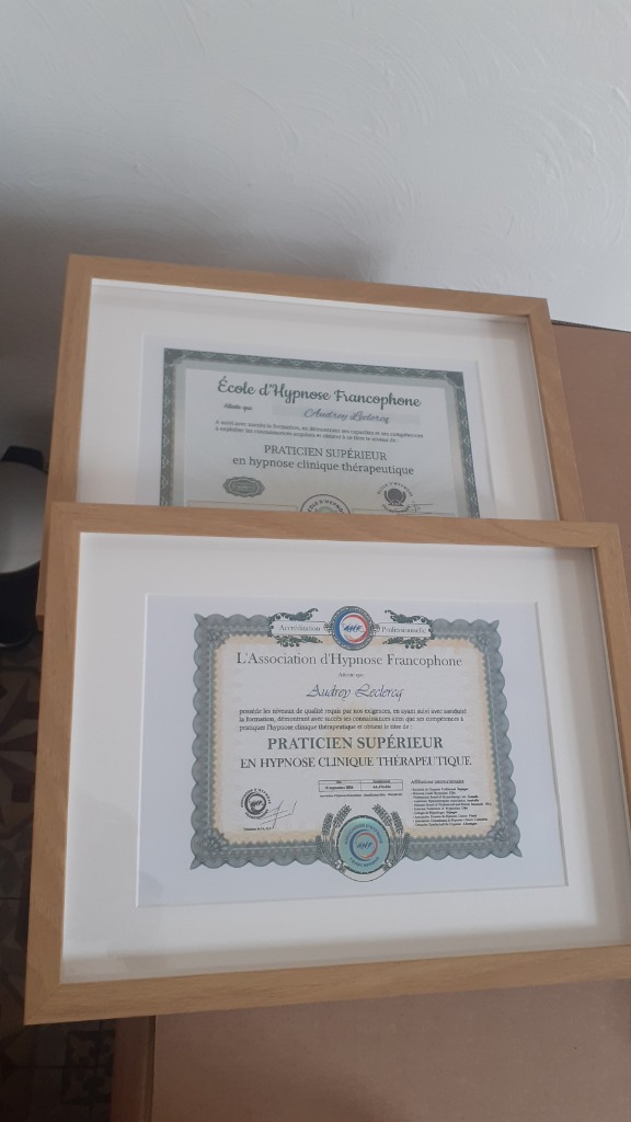 photo diplome Audrey Leclercq 