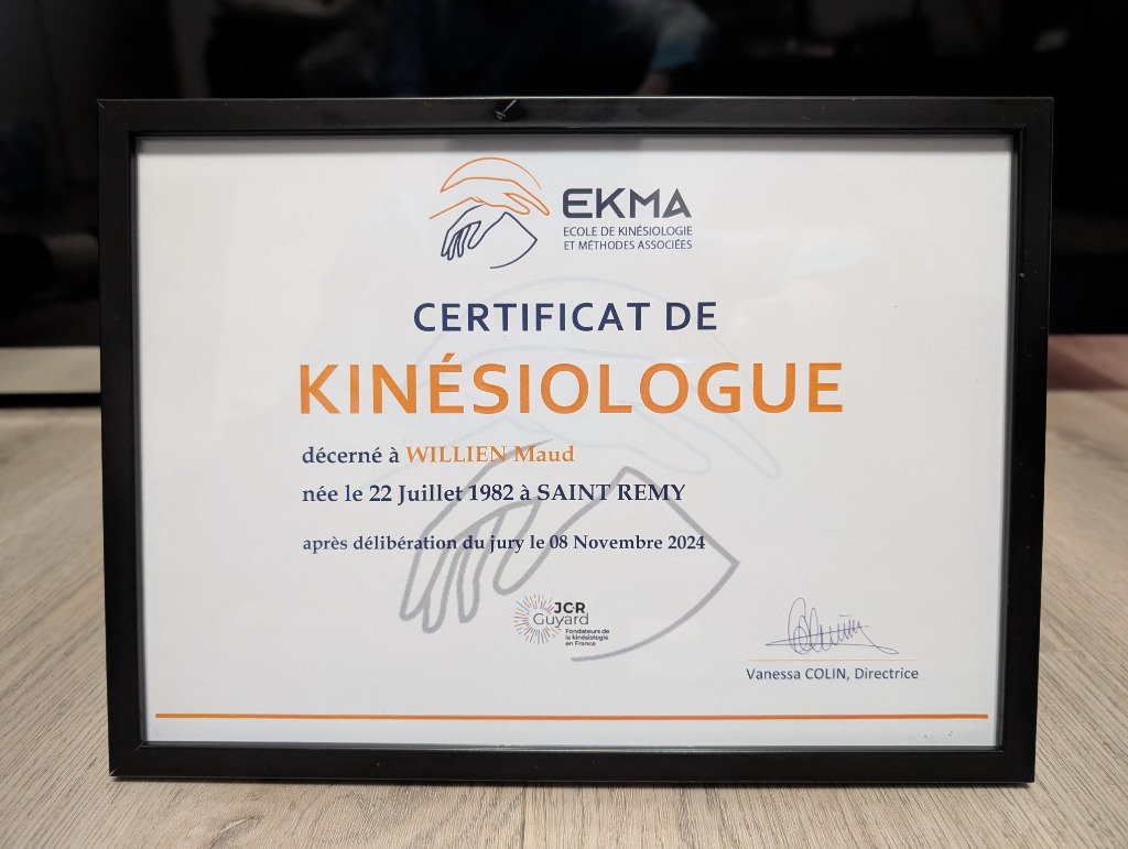 photo diplome Maud WILLIEN