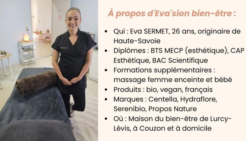 photo seance Eva’sion bien-être, Eva SERMET 