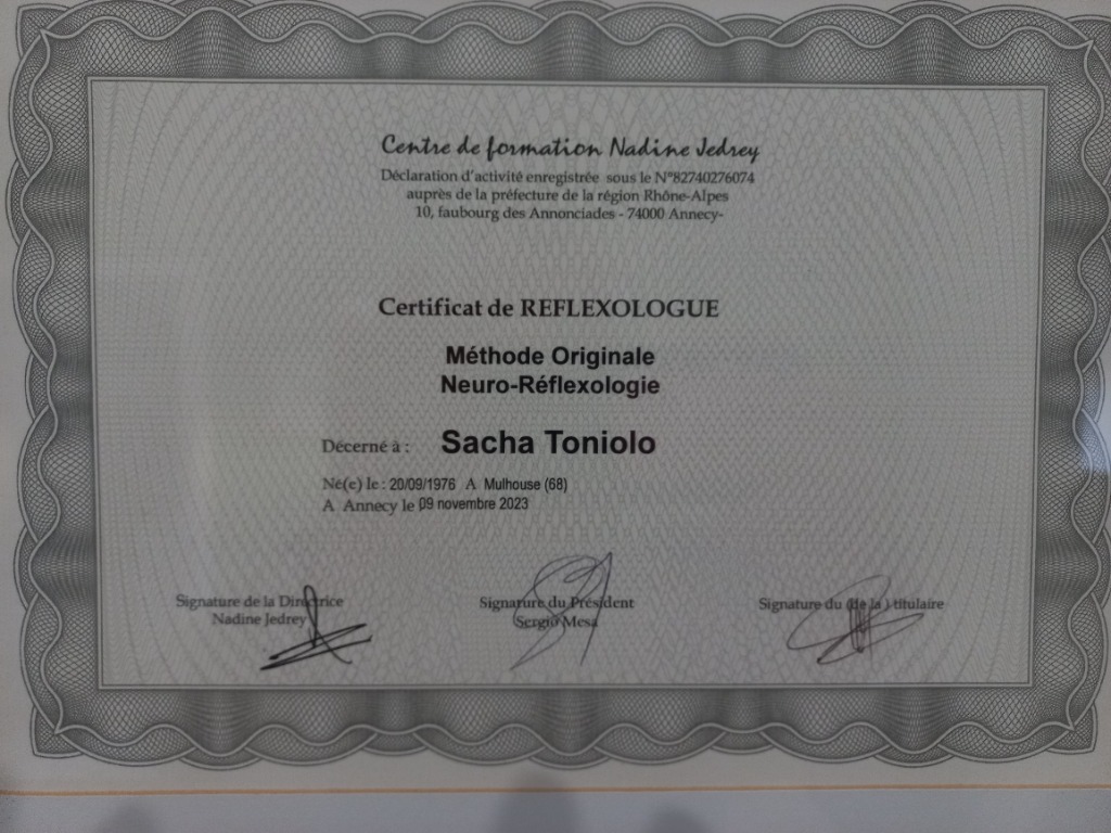 photo diplome Sacha Toniolo 