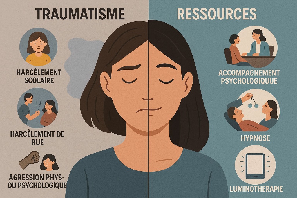 illustration Se reconstruire après le harcèlement scolaire et de rue