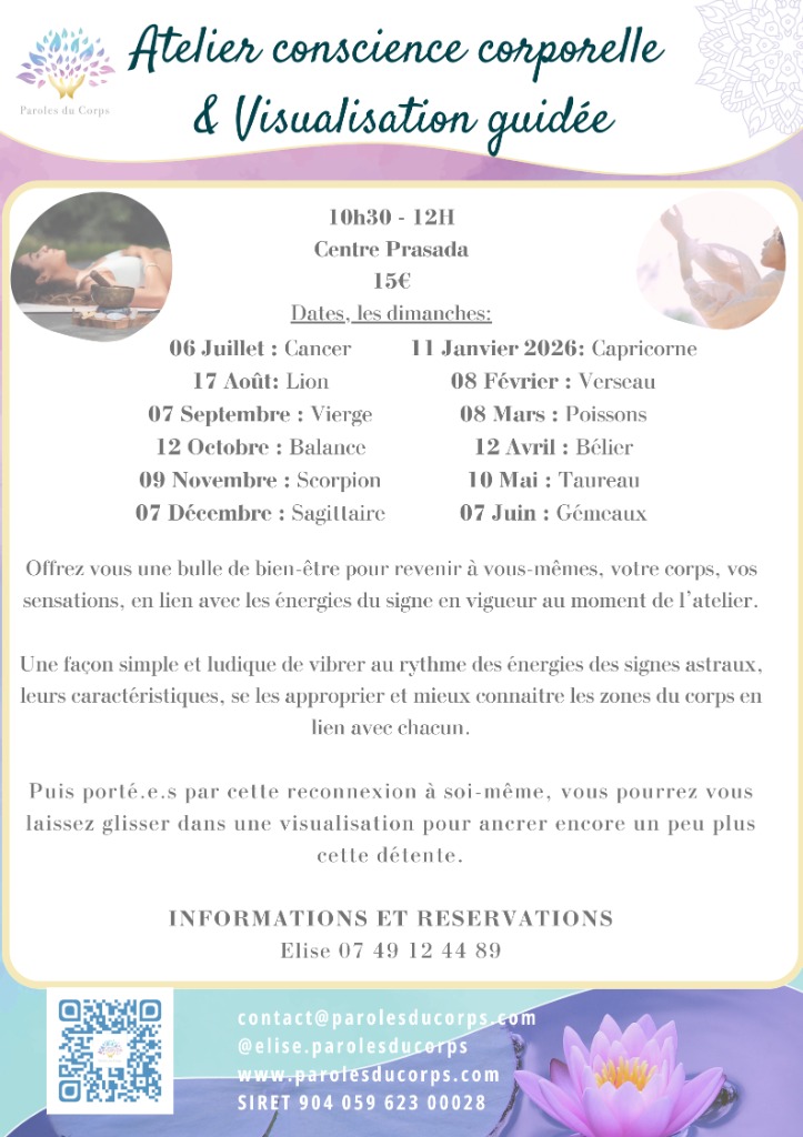 illustration Atelier mensuel conscience corporelle DIMANCHE12 AVRIL 2026