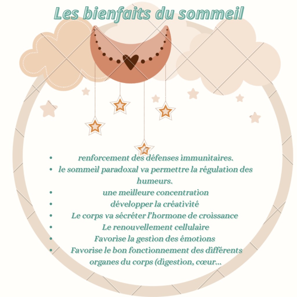 illustration Les bienfaits du sommeil