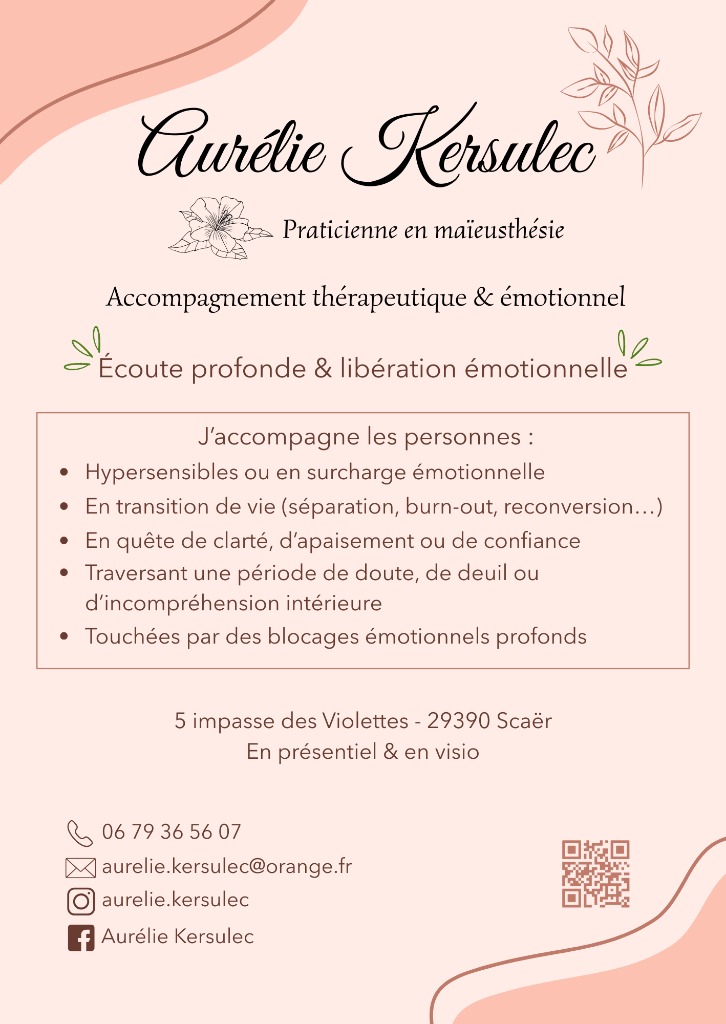 illustration FLYER ACCOMPAGNEMENT ECOUTE THERAPEUTIQUE & LIBERATION EMOTIONNELLE