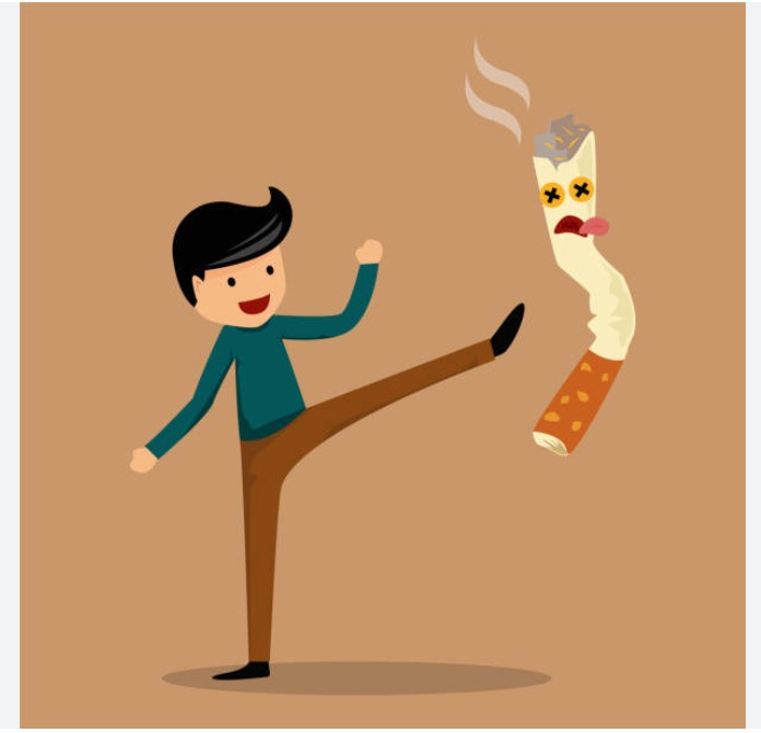 illustration Aujourd'hui j'arrête de fumer