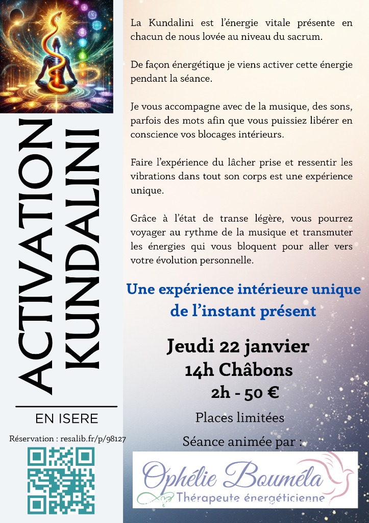 illustration ACTIVATION KUNDALINI Expérience de l'instant présent