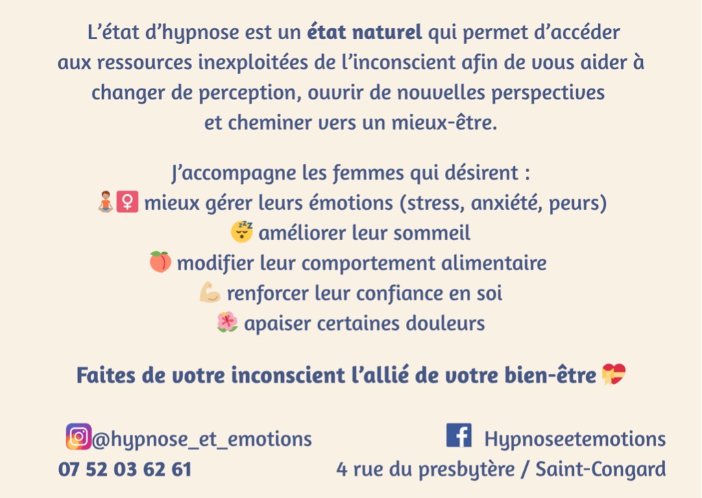 illustration Séances d'hypnose pour les femmes, entre Vannes et Ploërmel