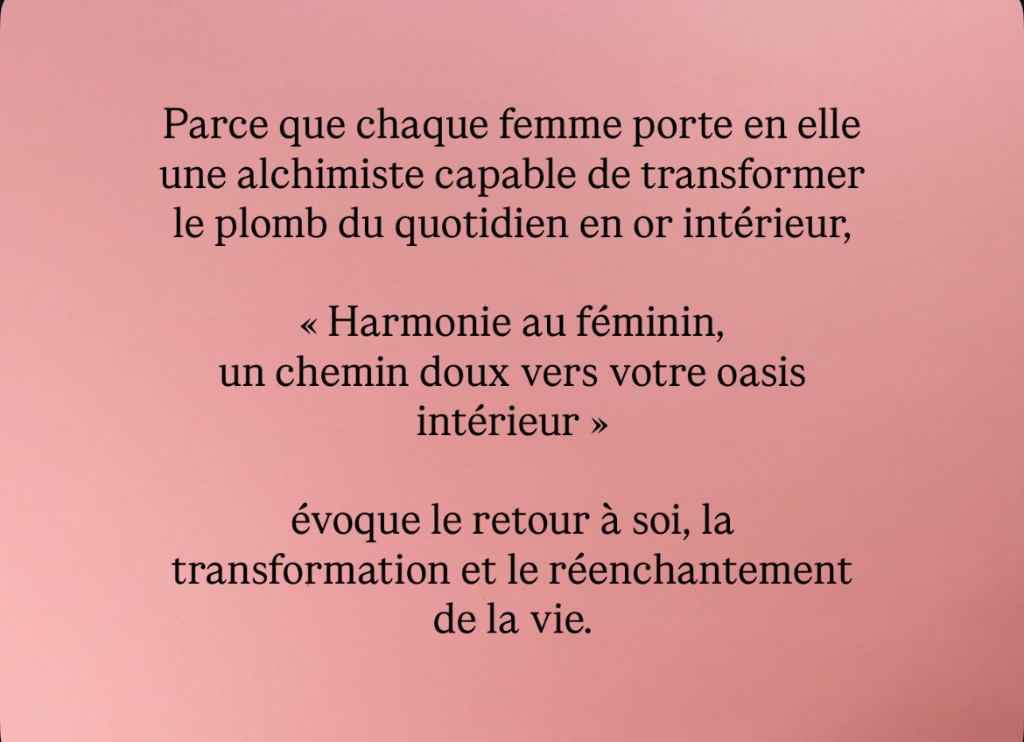 illustration Harmonie au féminin
